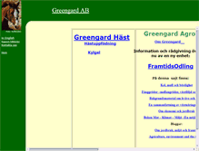 Tablet Screenshot of greengard.se